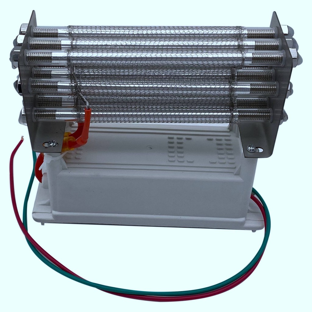 27G Generator Ozon Pembersih Udara O3 Tabung Kuarsa Ozonator Udara Baja Tahan Karat Elektroda Ozoniz