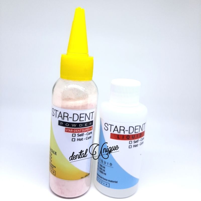 Paket Lem Gigi Star-dent Super 100ml Lem Gigi Palsu Otomatis Cepat Kering Dan Kuat