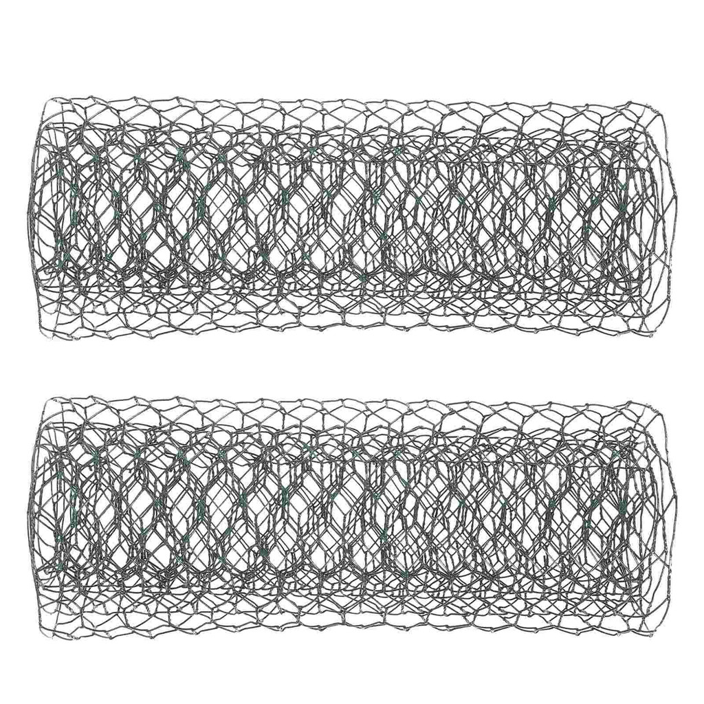 2 Rol Rangkaian Bunga Jaring Kawat Ayam Dekorasi Cahaya Besi Perlengkapan Jaring Pagar Bunga