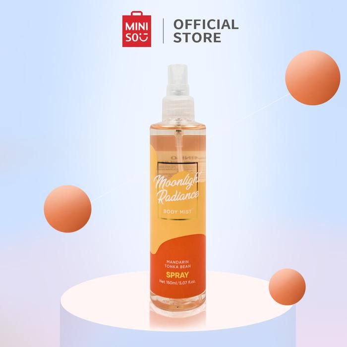 

MINISO Body Mist 150ml Parfum spray tahan lama Natural Series Eau de body spray Parfum Vanilla