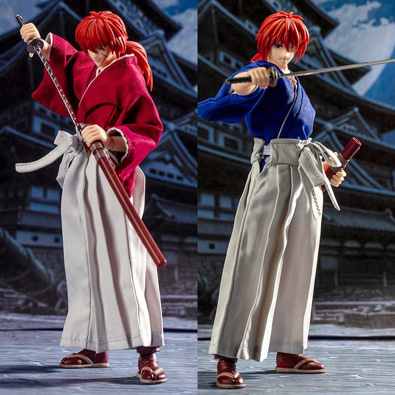 Dasin Model Rurouni Kenshin HIMURA KENSHIN Model Koleksi PVC Action Figure Anime Model Mainan Model 