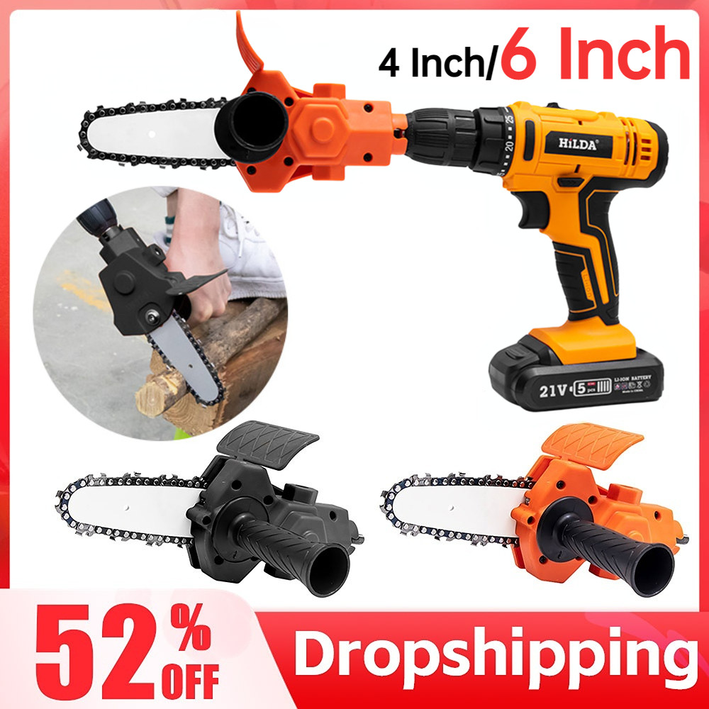 Adaptor Gergaji Mesin 4/6 Inci Bor Listrik Dimodifikasi Ke Adaptor Konverter Gergaji Listrik Alat Li