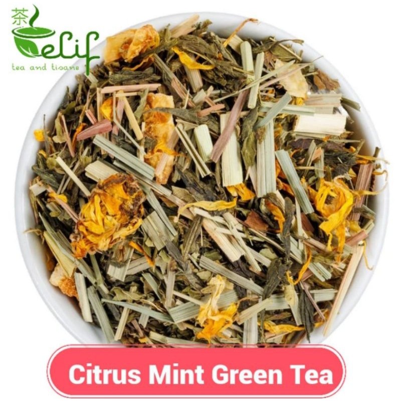 

ELIF TEA Citrus Mint Green Tea [PREMIUM]
