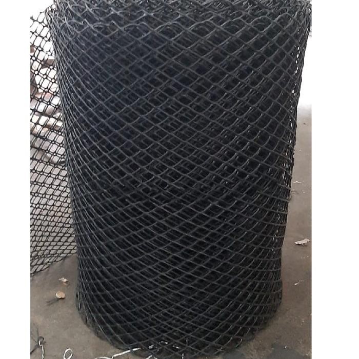 PREMIUM Kawat Jaring Plastik HDPE bentuk DIAMOND per ROLL lebar 1.4 meter KUAT