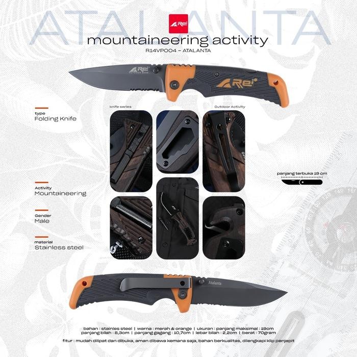 Cuci Gudang Pisau Atlanta Knife Arei Outdoorgear