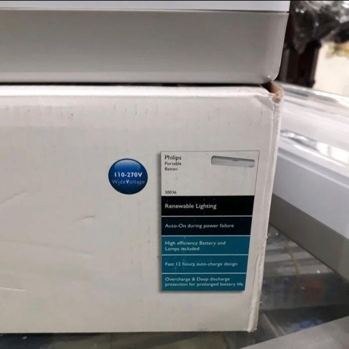 Philips Lampu Emergency TWS200 PHILIPS I057 TWS 200 T5 14W 110-270V Putih Baterai 6V 4.5AH Daya