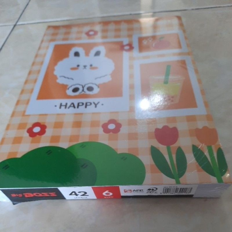 

Buku Tulis B Boss Sidu Isi 42lembar/1pak Isi 6buku