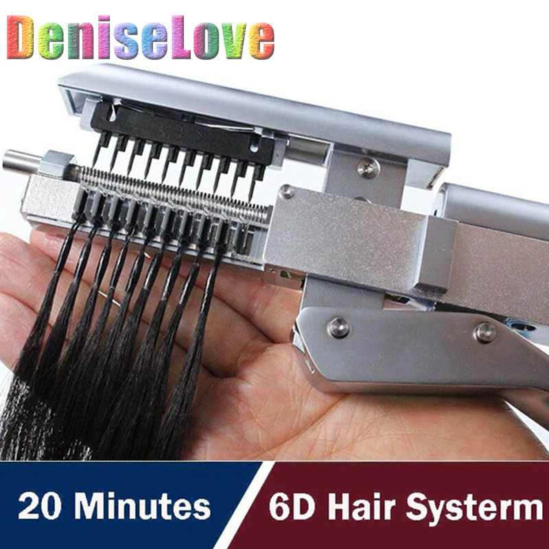 Terlaris 6D Hair Extension machine 6D hair extension connectors for salon equipment Tools wholesale