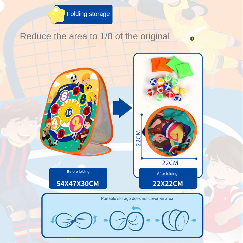 Children's 3-in-1 Sandbag Board Sandbag Throwing Sandbag Throwing Sports And Indoor Props In Jiugong