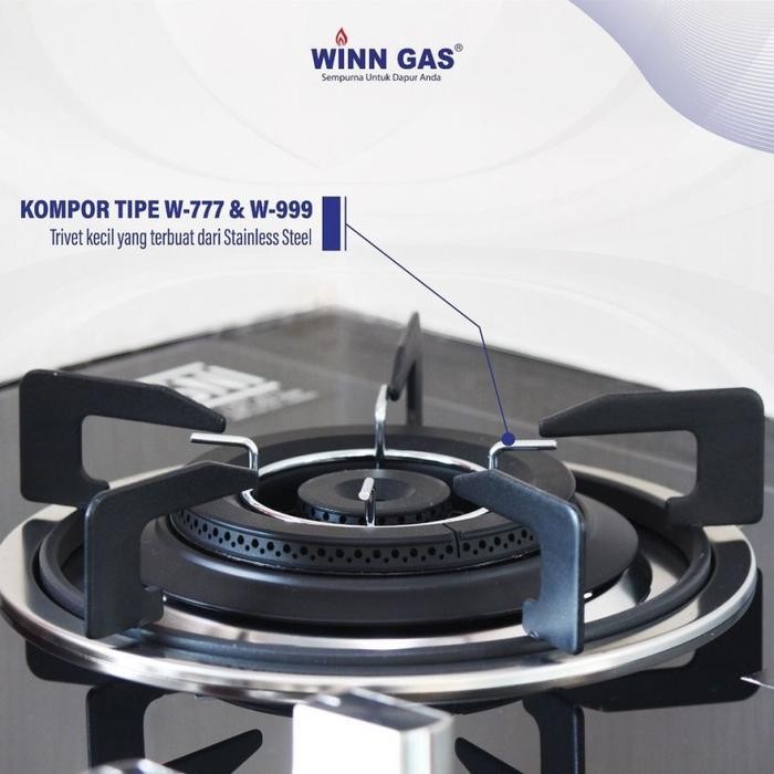 Winn Gas W999 Kompor Gas Tanam Dengan 3 Tungku