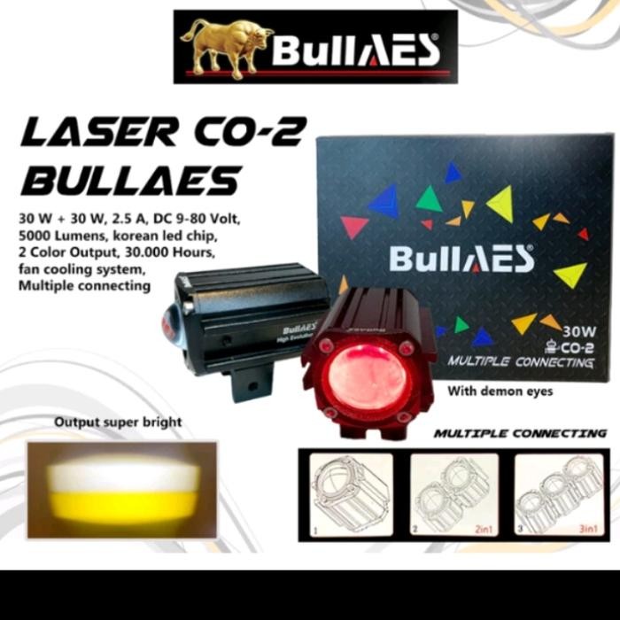 Lampu Tembak Laser Co-2 Bullaes Super Terang