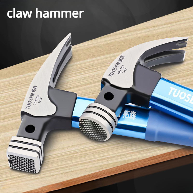 1Pc Multifunctional Claw Hammer Nail Puller Hammer Steel Woodworking Tools Universal Striking Hammer