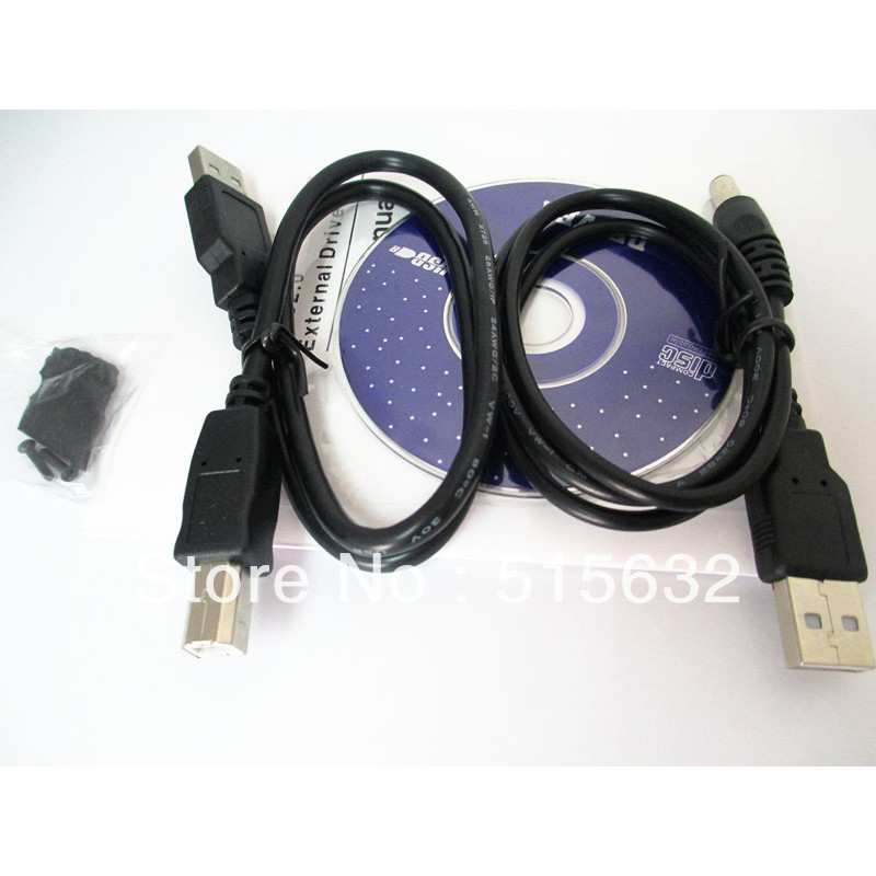 Laptop External USB 2.0 CD DVD ROM Portable Drive Enclosure IDE External Case