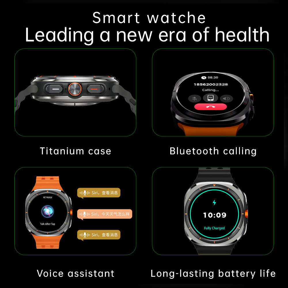 New For Samsung Galaxy Watch 7 Ultra Support Korean GPS 500mAh Smart Watch Outdoor Sport Man AMOLED 