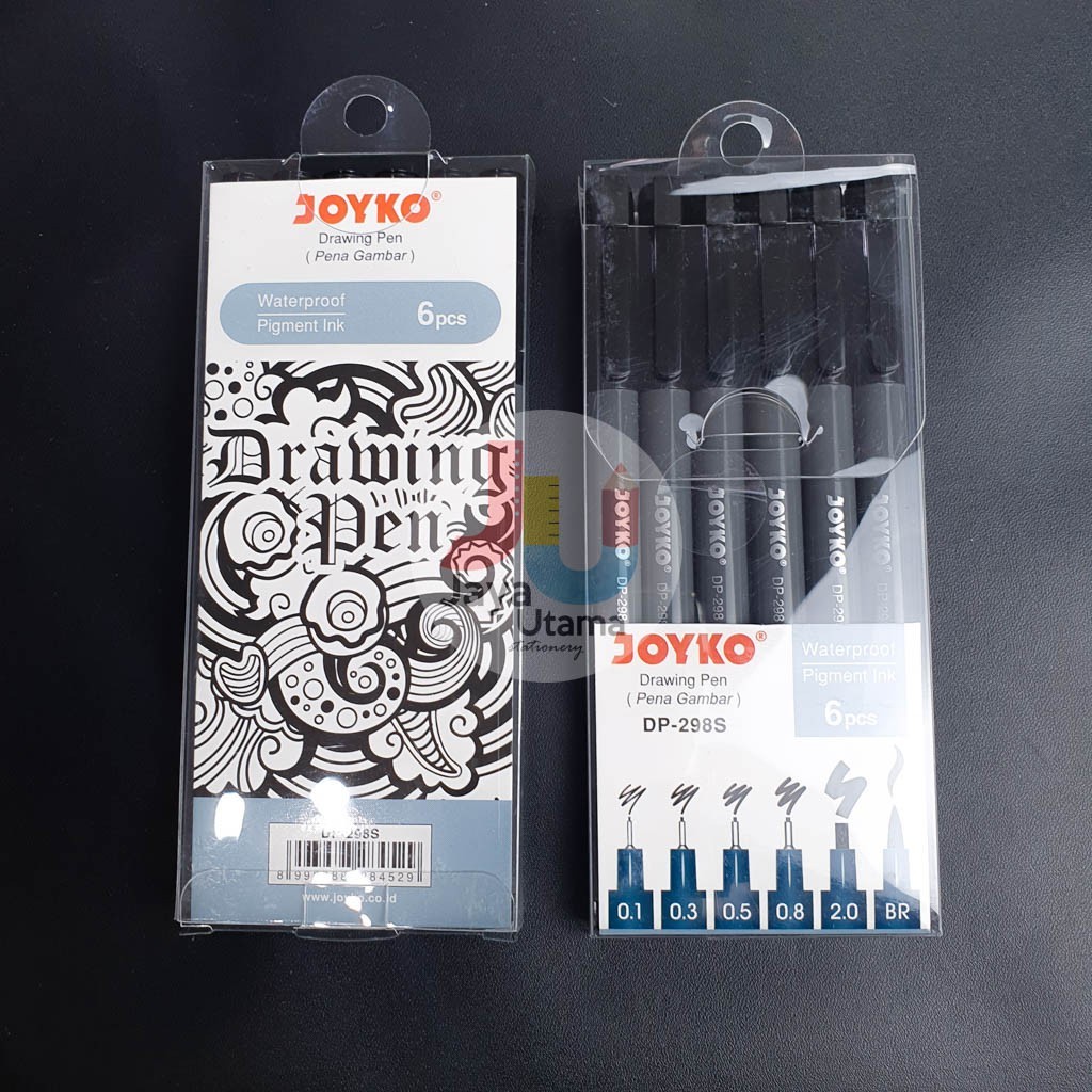 

Joyko Drawing Pen Pena Gambar DP-298S 1 Set 6 Pcs