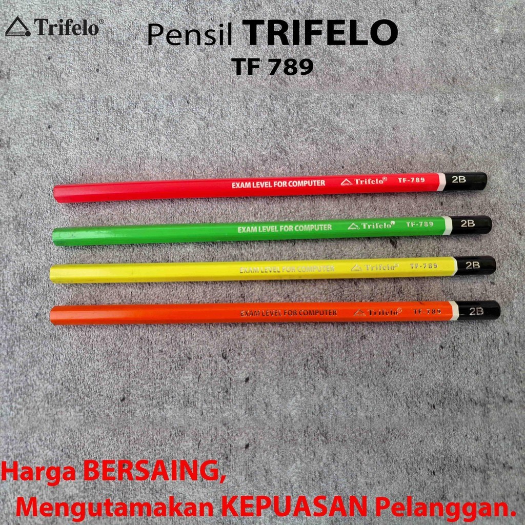 

Pensil Kayu Joyko 2B P8131 isi 36 pcs per Box / Trifelo TF 789 2B - Box isi 36 batang / Wood Pencil
