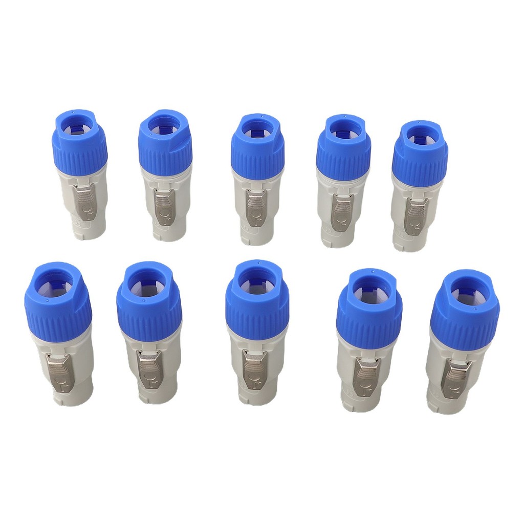 Casa azul plug lock macho potência preciso simples alto-falante versátil 20a conexões de 3 pinos com
