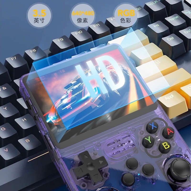 Open Source R36S Retro Handheld Video Game Console Linux System 3.5 Inch IPS Screen Portable Pocket 