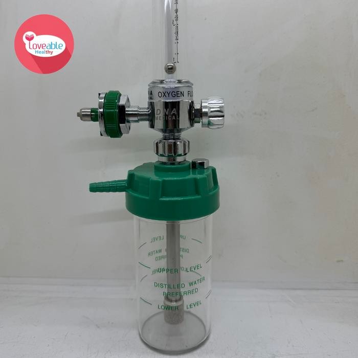 Flowmeter humidifier oksigen DNA standard ohmeda