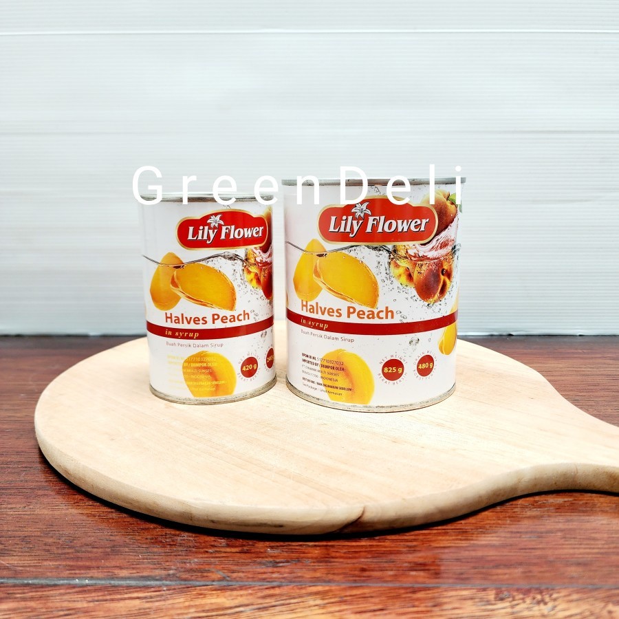 

Lily Flower Halves Peach / Buah Persik Kaleng - 825G