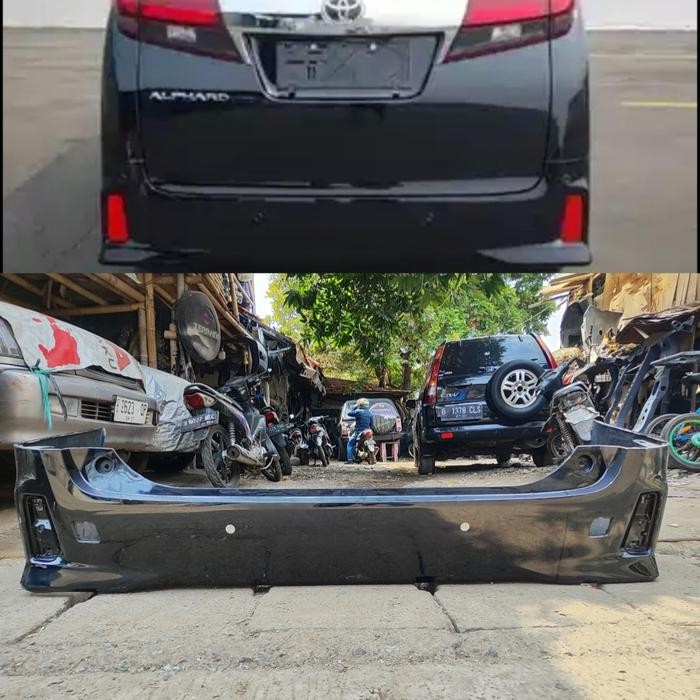 READY STOK Bumper belakang alphard CBU 2016 2017 2019 ORIGINAL