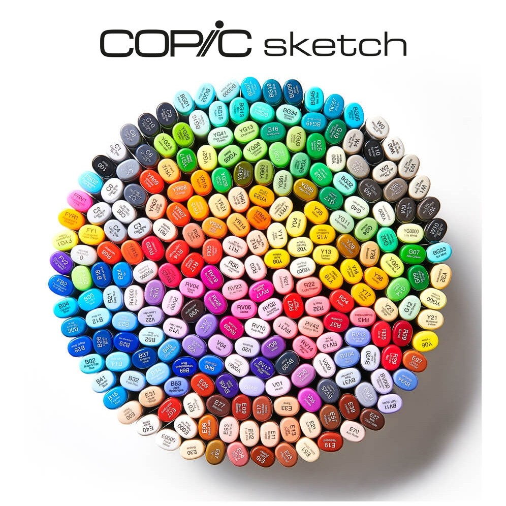 

Copic Sketch Graphic Marker Alcohol Based Dye Ink Refillable Satuan