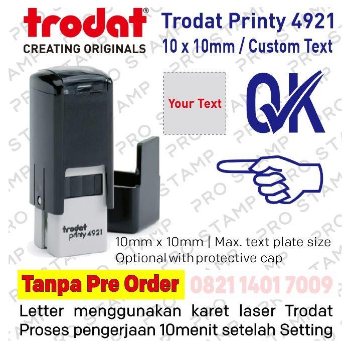 

Tkj - Stempel Otomatis Trodat Printy 4921 / Custom Design