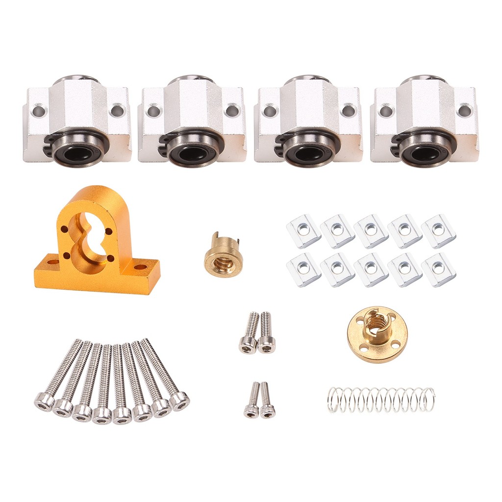 CNC 3018 Pro SCV10VUU Bearing 12mm 10mm for CNC3018 T8 Screw Lead 4mm Diameter 12mm for CNC Machine 