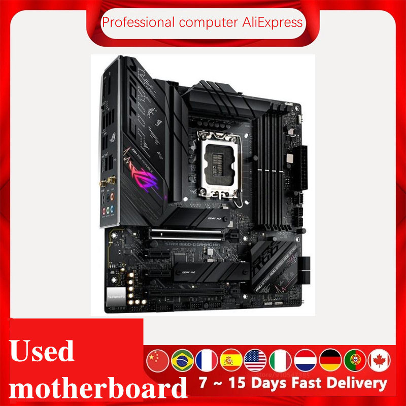 Used For Asus ROG STRIX B660-G GAMING WIFI DDR5 Original Desktop B660 Motherboard LGA 1700 Support 1