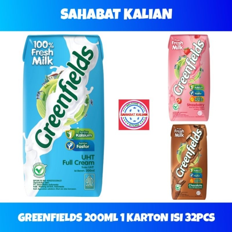 

Greenfields 200ml 1 karton isi 32pcs