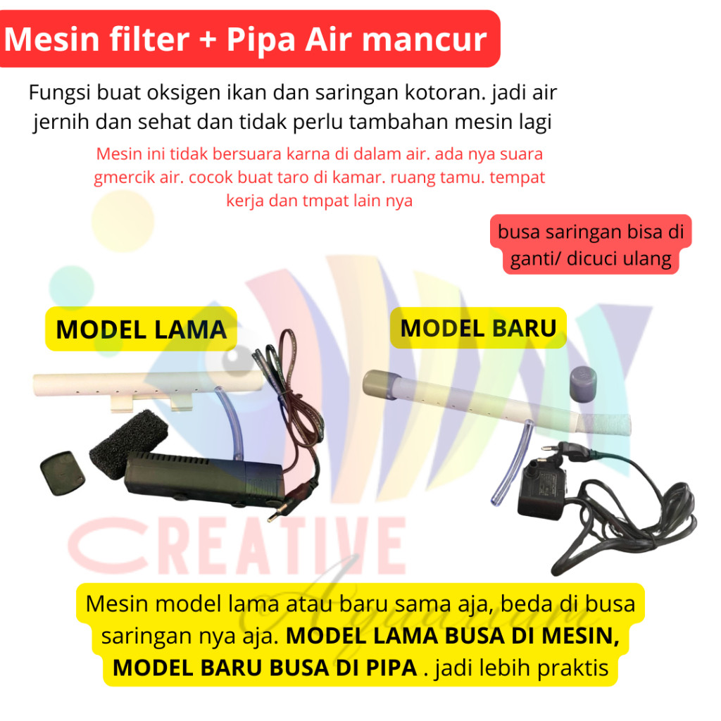 1 SET LENGKAP AQUARIUM KACA AKRILIK UKURAN BESAR 35X15X15 LENGKAP DENGAN MESIN OXYGN DAN FILTER
