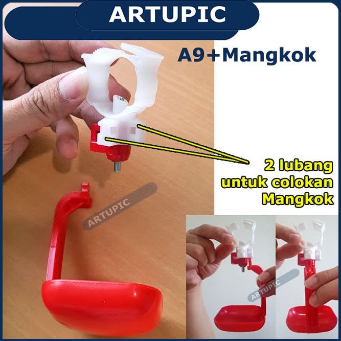 NIPPLE NIPPEL NEPEL NIPEL A9+MANGKOK AYAM BROILER PUYUH A9+MANGKOK SEPERTI A5-SAMPING