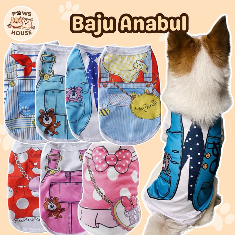 BAJU ANJING LUCU KECIL BESAR POODLE JANTAN BETINA KOREA MEDAN