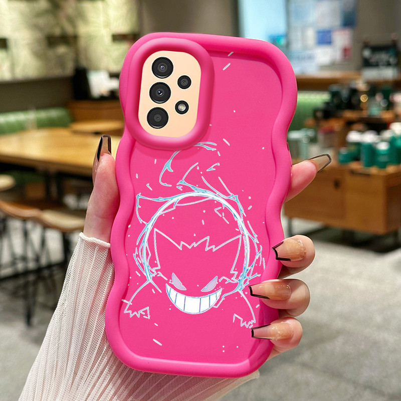 Casing Untuk Samsung A13 4G A13 5G A13 Lite A04s Case Softcase Kesing Bola jahat pink ponsel Cesing 