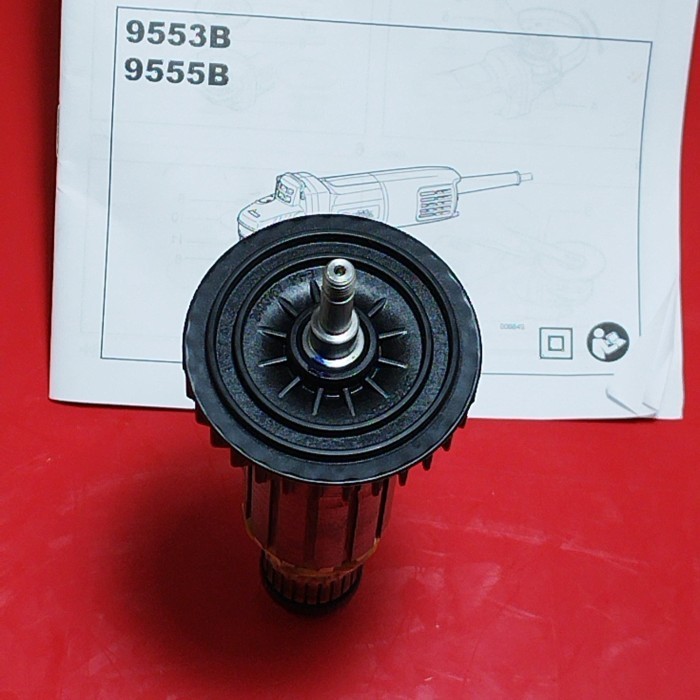 Terhemat Armature Angker Mesin Gerinda 4" Makita 9553B Rotor 9553 B Asli Ori