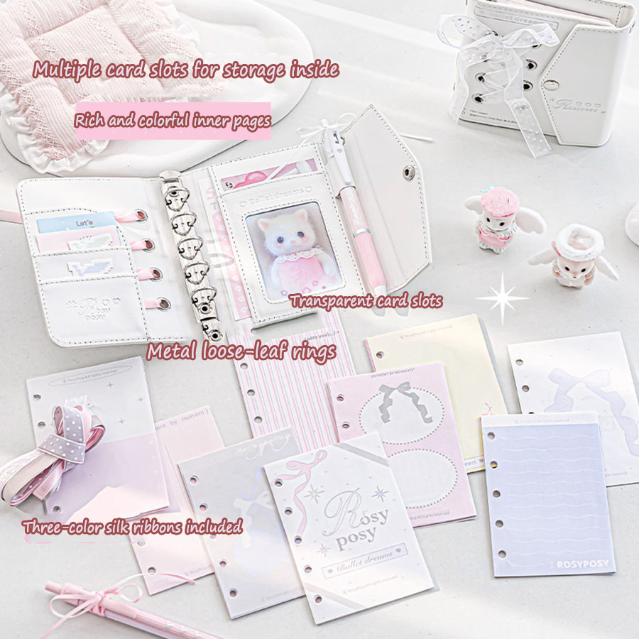 

1Pc Elegant Lace-Up Notebook - Faux Leather Journal With Display Window, Women'S Cute Envelope