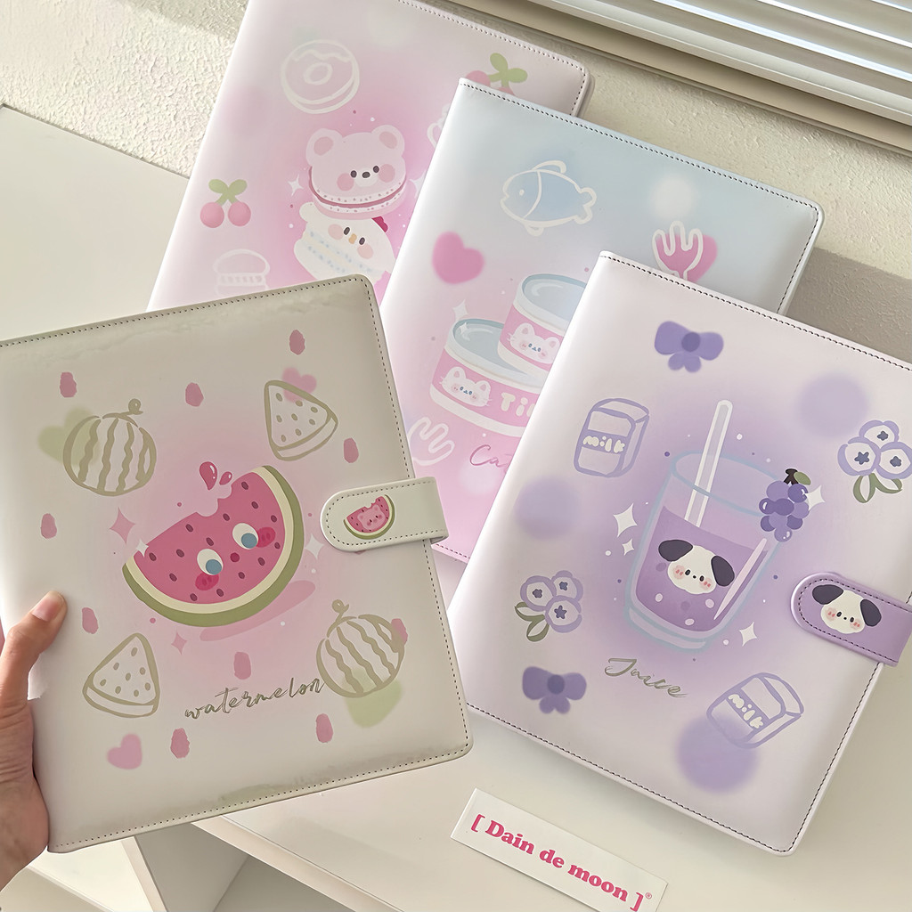 

A5 Kpop Idol Photo Album Binder Photocard Cute Cat Bear Cover Photocards Collect Book Card Sticker