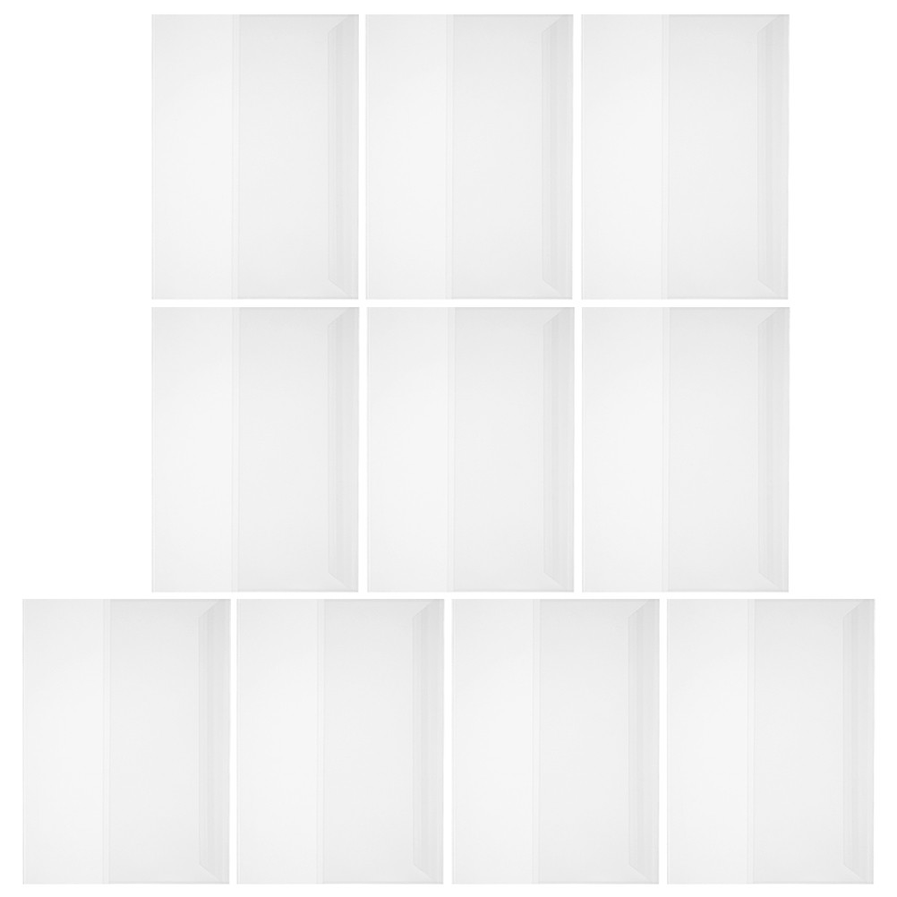 

10 Sheets Waterproof Book Film A4 Cover Magazine Protector Protectors Reusable Cases Sleeve