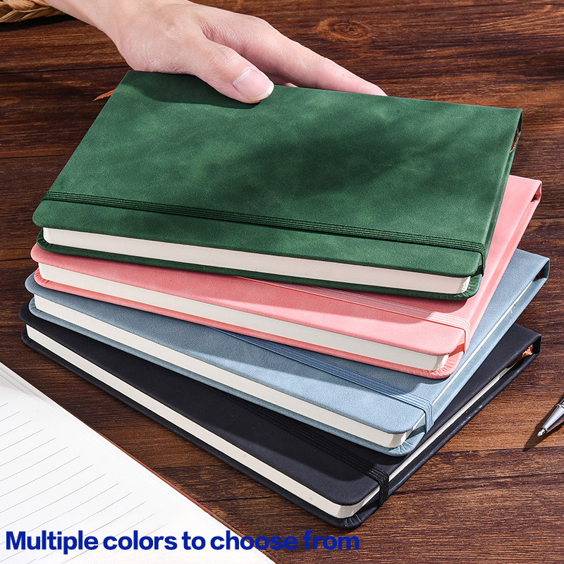 

A5 Notebook Skin Feel Leather Cute Fashion Notepad Study Notebook Can Be Customized Cover Business