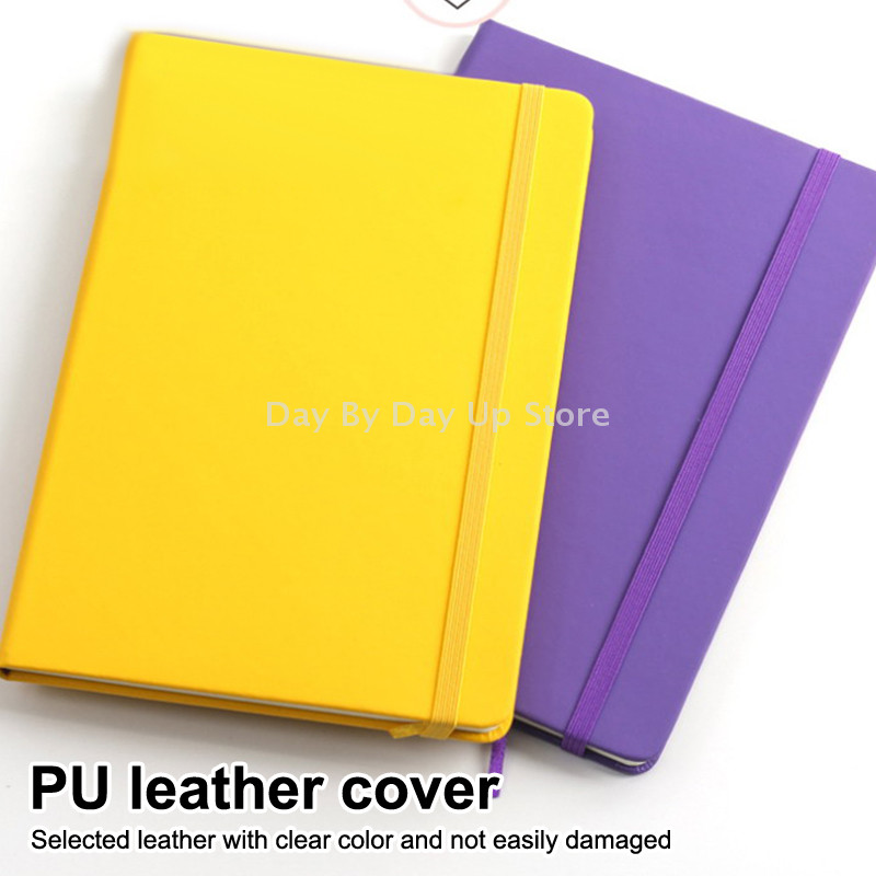 

Simple Pu Hardcover Notebook With Elastic Band Pu Cover Diary Notebook Sketchbook Simple Business