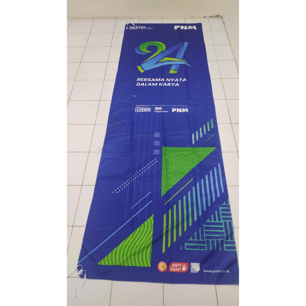 

Flagers - Custom Spanduk Umbul Umbul Bahan Kain Tekstil Import Full Printing