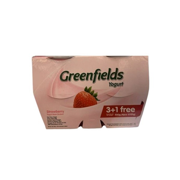

GREENFIELDS YOGURT STR 4X125G