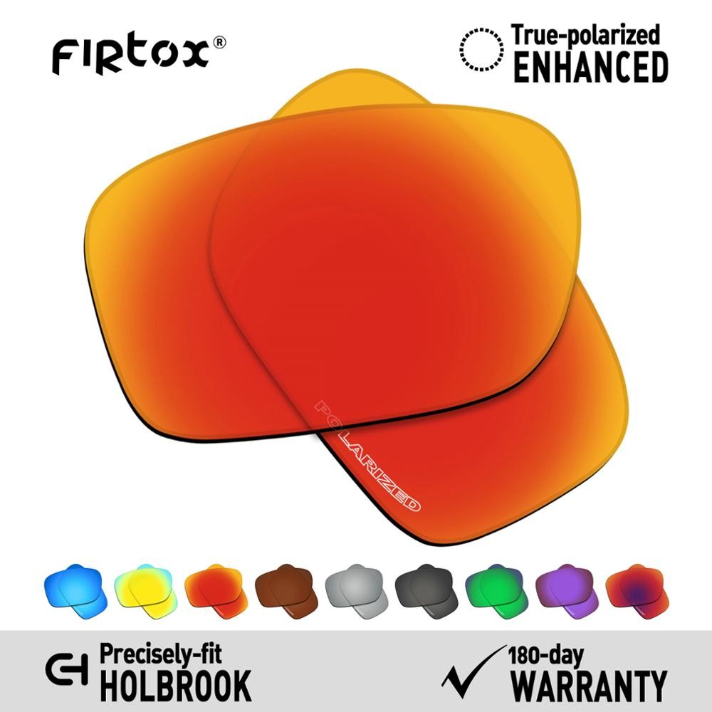 Firtox Anti-Seawater Polarized Lenses Replacement For-Oakley Holbrook Oo9102 Sunglasses (Lens Only)