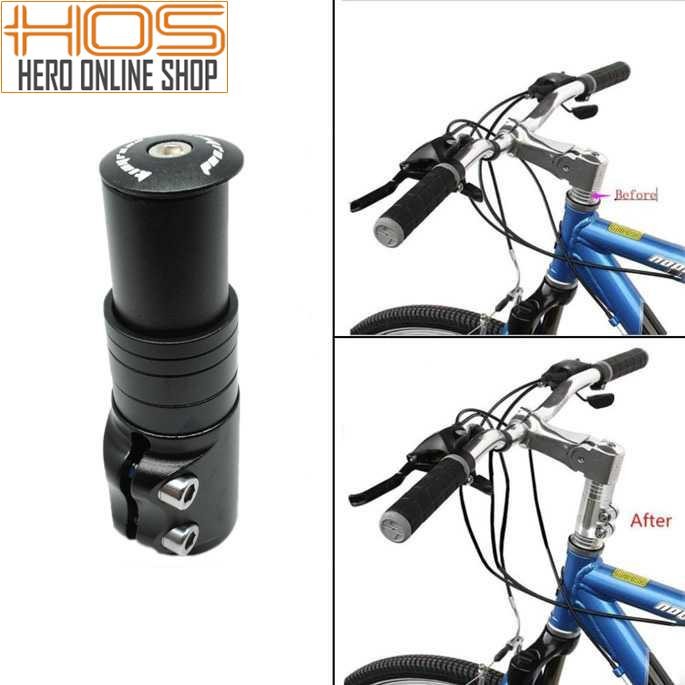 Polygon United - Fork Extender Peninggi Stem Stang Handle Sepeda Mtb Lipat Rb Aluminium