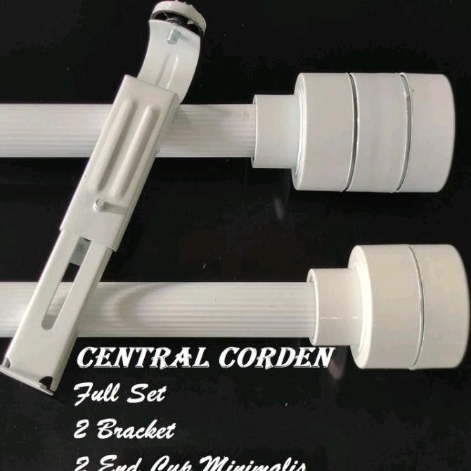 BESI GORDEN MINIMALIS/BATANG GORDEN FUL SET/BESI GORDEN WARNA PUTIH