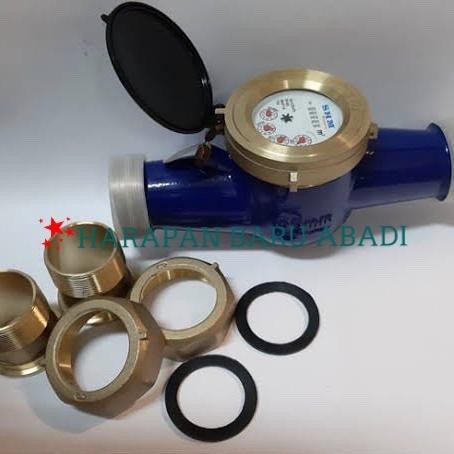 Water Meter Air Dingin Shm Drat 3/4" Inch / Flow Meter Shm