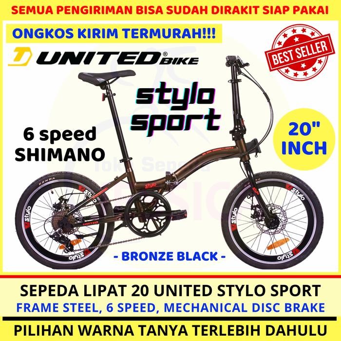 Sepeda Lipat 20 United Stylo