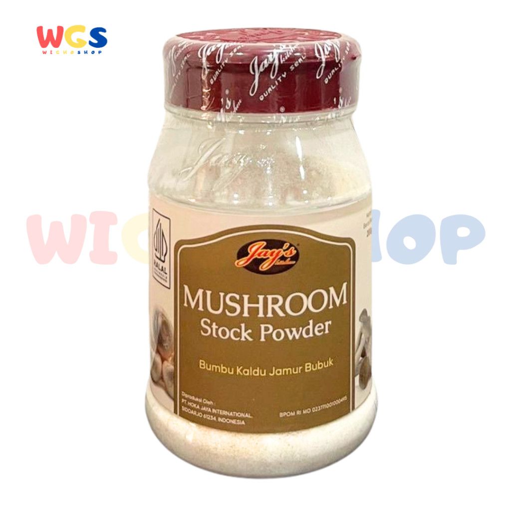 

READYY! Jay's Kitchen Mushroom Stock Powder 200g - Bumbu Kaldu Jamur Bubuk