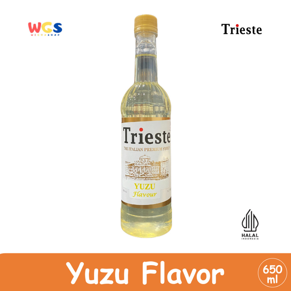 

READYY! Trieste Syrup Yuzu Premium Flavor 650ml - Halal MUI - Boba, Milk Tea, Bubble Tea - Minuman