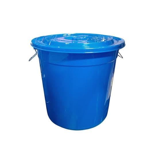 Ember Air Kamar Mandi Tutup Plastik 40L Gentong Tampung Air WC Toilet